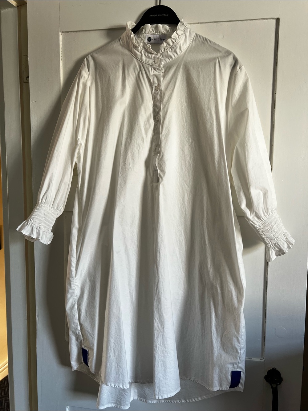 Caryn Lawn White Kimberly Dress